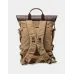 Top Side Leather Backpack - Tan